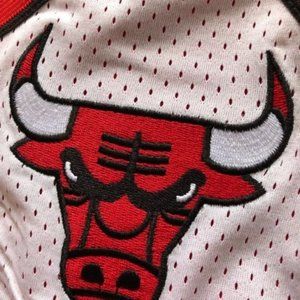 NWT Just Don Chicago Bulls Red Shorts NBA
